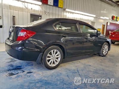 Trzecie zdjęcie samochodu z tyłu: 2012 HONDA CIVIC EX VIN:19XFB2F81CE101881 - miniatura