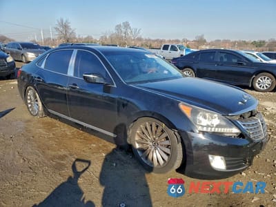 Czwarte zdjęcie samochodu z boku: 2014 HYUNDAI EQUUS SIGNATURE VIN:KMHGH4JH4EU074259 - miniatura