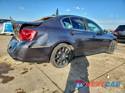 Trzecie zdjęcie samochodu z tyłu: 2010 INFINITY G37 SEDAN BASE VIN:JN1CV6AP3AM204317 - miniatura