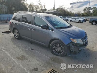 Czwarte zdjęcie samochodu z boku: 2011 HONDA ODYSSEY EX VIN:5FNRL5H4XBB104308 - miniatura