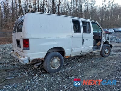Trzecie zdjęcie samochodu z tyłu: 2002 FORD ECONOLINE E350 SUPER DUTY VAN VIN:1FTSE34L82HB78176 - miniatura