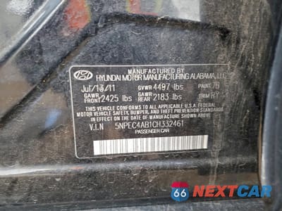 Zdjęcie 13 z 15 samochodu: 2012 HYUNDAI SONATA SE VIN:5NPEC4AB1CH332461 - miniatura