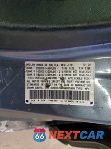 Zdjęcie 13 z 13 samochodu: 2006 HONDA CR-V SE VIN:SHSRD78996U435996 - miniatura