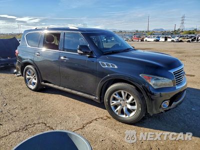 Czwarte zdjęcie samochodu z boku: 2012 INFINITI QX56 VIN:JN8AZ2NF3C9515436 - miniatura