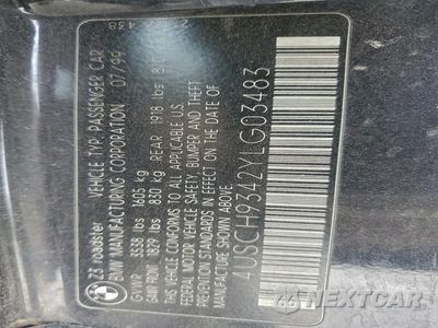 Zdjęcie 12 z 12 samochodu: 2000 BMW Z3 2.3 VIN:4USCH9342YLG03483 - miniatura