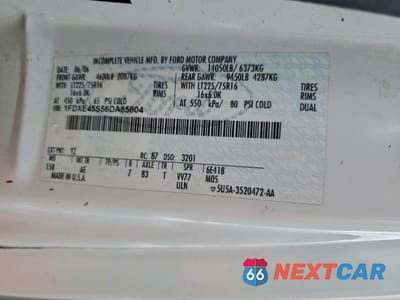 Zdjęcie 12 z 12 samochodu: 2006 FORD E450 BOX TRUCK VIN:1FDXE45S56DA65604 - miniatura