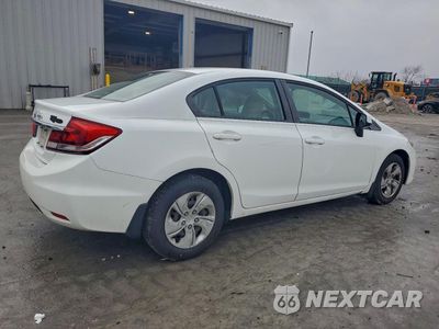 Trzecie zdjęcie samochodu z tyłu: 2013 HONDA CIVIC LX VIN:19XFB2F53DE091636 - miniatura