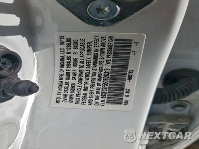 Zdjęcie 12 z 14 samochodu: 2016 HONDA CIVIC LX VIN:19XFC2F55GE092319 - miniatura