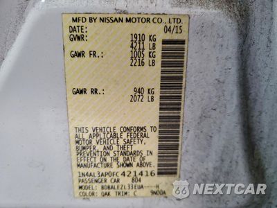 Zdjęcie 12 z 14 samochodu: 2015 NISSAN ALTIMA 2.5 VIN:1N4AL3AP0FC421416 - miniatura