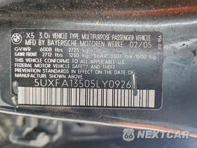 Zdjęcie 13 z 14 samochodu: 2005 BMW X5 3.0I VIN:5UXFA13505LY09264 - miniatura