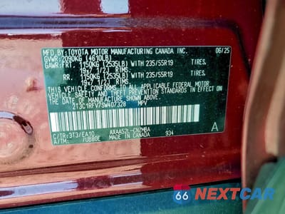 Zdjęcie 14 z 15 samochodu: 2025 TOYOTA RAV4 XLE PREMIUM VIN:2T3C1RFV7SW407328 - miniatura