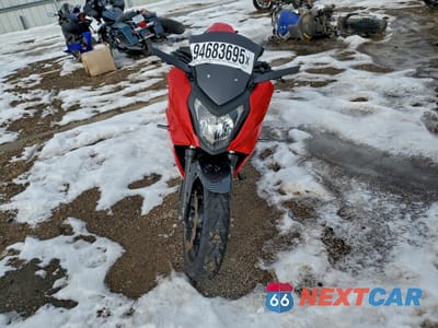 Drugie zdjęcie samochodu z przodu: 2014 HONDA CBR650 F VIN:MLHRC7404E5001256 - miniatura