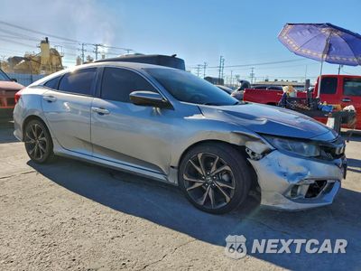 Czwarte zdjęcie samochodu z boku: 2019 HONDA CIVIC SPORT VIN:19XFC2F83KE210628 - miniatura