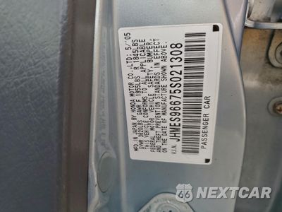 Zdjęcie 12 z 14 samochodu: 2005 HONDA CIVIC HYBRID VIN:JHMES96675S021308 - miniatura