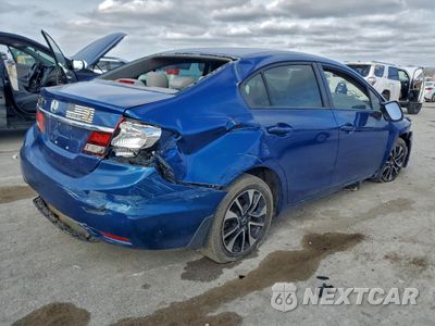 Trzecie zdjęcie samochodu z tyłu: 2015 HONDA CIVIC EX VIN:19XFB2F89FE059187 - miniatura