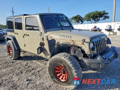 Czwarte zdjęcie samochodu z boku: 2018 JEEP WRANGLER UNLIMITED SPORT VIN:1C4BJWDG2JL805174 - miniatura