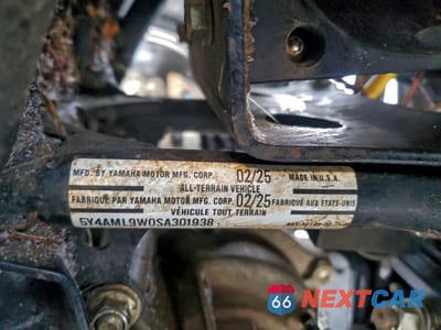 Zdjęcie 10 z 10 samochodu: 2025 YAMAHA YFM700 GRIZZLY FI EPS VIN:5Y4AML9W0SA301938 - miniatura