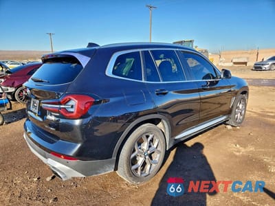 Trzecie zdjęcie samochodu z tyłu: 2022 BMW X3 XDRIVE30I VIN:5UX53DP08N9J78007 - miniatura