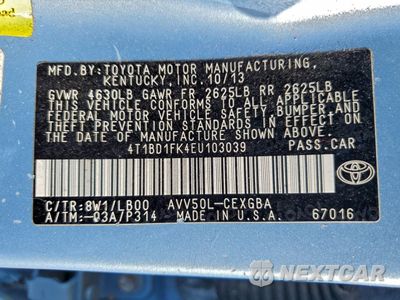 Zdjęcie 12 z 12 samochodu: 2014 TOYOTA CAMRY HYBRID VIN:4T1BD1FK4EU103039 - miniatura