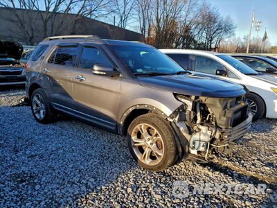 Czwarte zdjęcie samochodu z boku: 2014 FORD EXPLORER LIMITED VIN:1FM5K8F81EGC49283 - miniatura