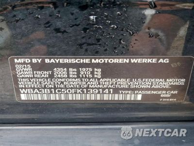 Zdjęcie 12 z 14 samochodu: 2015 BMW 320 I VIN:WBA3B1C50FK139141 - miniatura