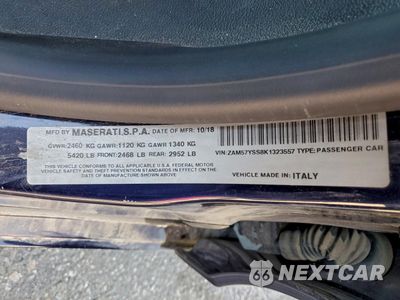 Zdjęcie 12 z 12 samochodu: 2019 MASERATI GHIBLI S VIN:ZAM57YSS8K1323557 - miniatura