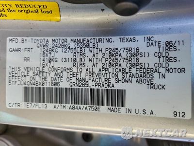 Zdjęcie 13 z 13 samochodu: 2011 TOYOTA TACOMA DOUBLE CAB PRERUNNER VIN:5TFJU4GN4BX011806 - miniatura