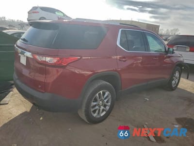 Trzecie zdjęcie samochodu z tyłu: 2018 CHEVROLET TRAVERSE VIN:1GNERGKW0JJ179388 - miniatura