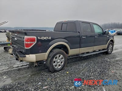 Trzecie zdjęcie samochodu z tyłu: 2010 FORD F150 SUPERCREW VIN:1FTFW1EV9AFC77084 - miniatura