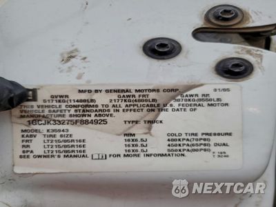 Zdjęcie 12 z 12 samochodu: 2005 CHEVROLET SILVERADO K3500 VIN:1GCJK33275F884925 - miniatura