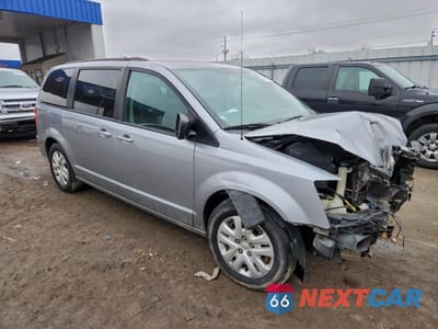 Czwarte zdjęcie samochodu z boku: 2018 DODGE GRAND CARAVAN SE VIN:2C4RDGBG5JR135030 - miniatura