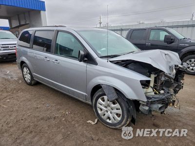 Czwarte zdjęcie samochodu z boku: 2018 DODGE GRAND CARAVAN SE VIN:2C4RDGBG5JR135030 - miniatura