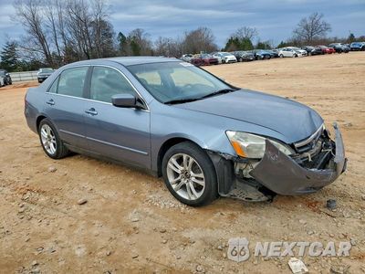 Czwarte zdjęcie samochodu z boku: 2007 HONDA ACCORD SE VIN:1HGCM66457A048386 - miniatura