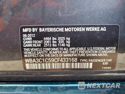 Zdjęcie 12 z 14 samochodu: 2012 BMW 328 I SULEV VIN:WBA3C1C59CF433168 - miniatura