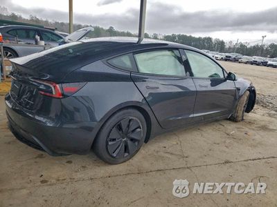 Trzecie zdjęcie samochodu z tyłu: 2025 TESLA MODEL 3 VIN:5YJ3E1EB4SF996616 - miniatura