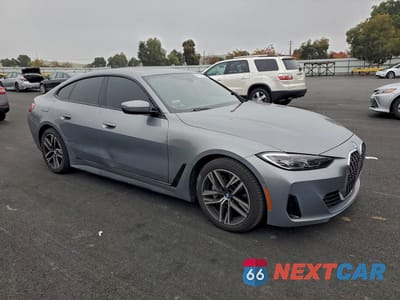 Czwarte zdjęcie samochodu z boku: 2022 BMW 430I GRAN COUPE VIN:WBA63AV01NFM22750 - miniatura