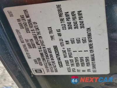 Zdjęcie 13 z 13 samochodu: 1997 CHEVROLET S TRUCK S10 VIN:1GCCS1447VK235890 - miniatura