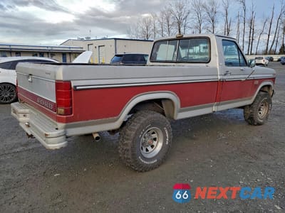 Trzecie zdjęcie samochodu z tyłu: 1985 FORD F150 VIN:1FTEF14N2FPB40339 - miniatura