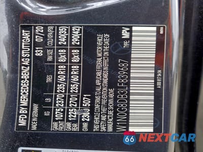 Zdjęcie 13 z 14 samochodu: 2020 MERCEDES-BENZ GLC 300 VIN:W1N0G8DB3LF839687 - miniatura