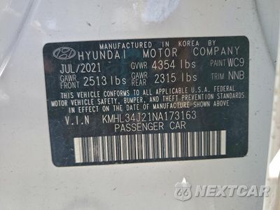 Zdjęcie 12 z 12 samochodu: 2022 HYUNDAI SONATA LIMITED VIN:KMHL34J21NA173163 - miniatura