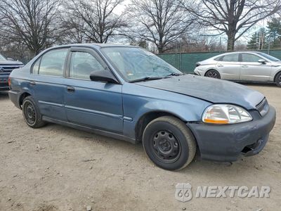 Czwarte zdjęcie samochodu z boku: 1996 HONDA CIVIC DX VIN:1HGEJ6521TL054685 - miniatura