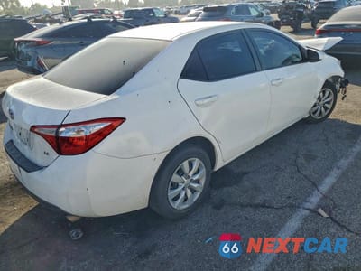 Trzecie zdjęcie samochodu z tyłu: 2016 TOYOTA COROLLA L VIN:2T1BURHE3GC529315 - miniatura