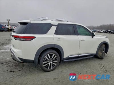 Trzecie zdjęcie samochodu z tyłu: 2023 NISSAN PATHFINDER PLATINUM VIN:5N1DR3DK3PC231497 - miniatura