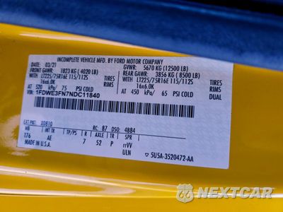 Zdjęcie 14 z 14 samochodu: 2022 FORD E350 BOX TRUCK VIN:1FDWE3FN7NDC11840 - miniatura