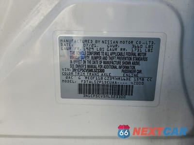 Zdjęcie 12 z 12 samochodu: 2021 NISSAN KICKS SV VIN:3N1CP5CV5ML523300 - miniatura