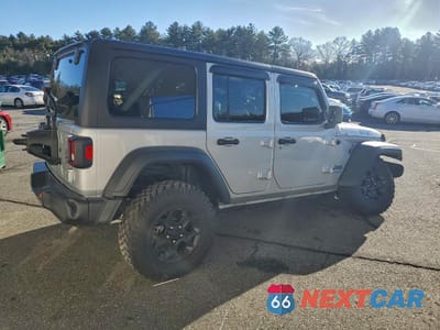 Trzecie zdjęcie samochodu z tyłu: 2023 JEEP WRANGLER 4XE VIN:1C4JJXN64PW652358 - miniatura