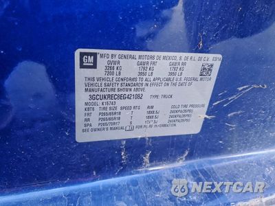 Zdjęcie 12 z 12 samochodu: 2014 CHEVROLET SILVERADO K1500 LT VIN:3GCUKREC8EG421082 - miniatura