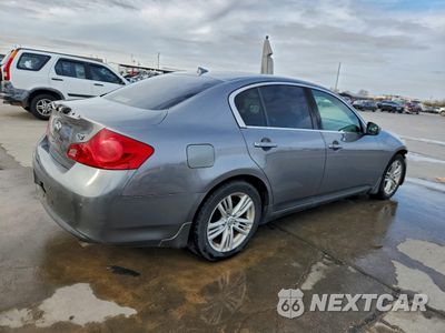 Trzecie zdjęcie samochodu z tyłu: 2011 INFINITI G37 BASE VIN:JN1CV6AP6BM506184 - miniatura
