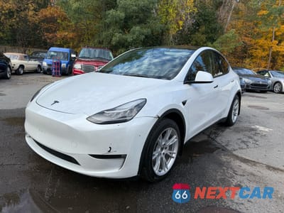Drugie zdjęcie samochodu z przodu: 2021 TESLA MODEL Y VIN:5YJYGDEE5MF295078 - miniatura
