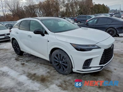 Czwarte zdjęcie samochodu z boku: 2023 LEXUS RX 500H F SPORT VIN:2T2BCMEA0PC007602 - miniatura